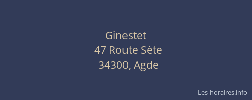 Ginestet