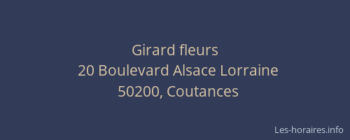 Girard fleurs