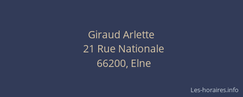 Giraud Arlette
