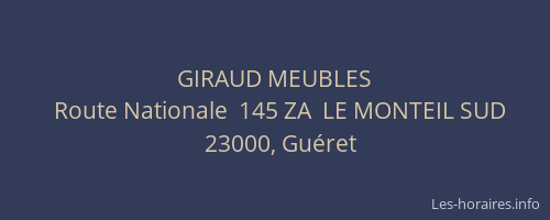 GIRAUD MEUBLES