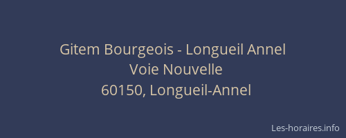 Gitem Bourgeois - Longueil Annel