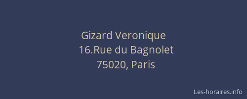 Gizard Veronique