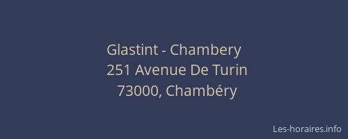 Glastint - Chambery