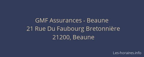 GMF Assurances - Beaune