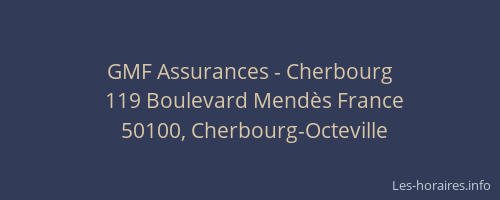 GMF Assurances - Cherbourg