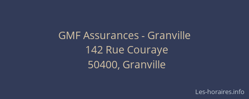 GMF Assurances - Granville