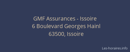 GMF Assurances - Issoire