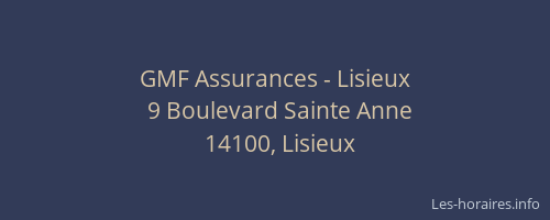 GMF Assurances - Lisieux