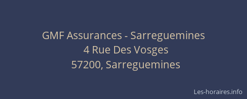GMF Assurances - Sarreguemines