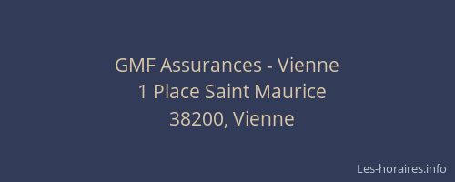 GMF Assurances - Vienne