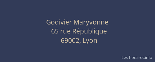 Godivier Maryvonne