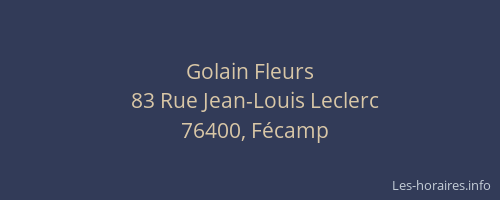 Golain Fleurs