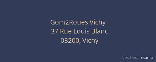 Gom2Roues Vichy
