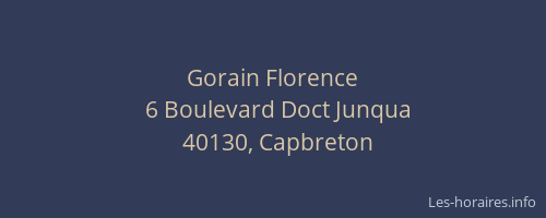 Gorain Florence