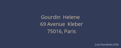 Gourdin  Helene