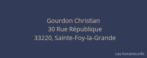 Gourdon Christian