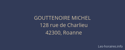 GOUTTENOIRE MICHEL