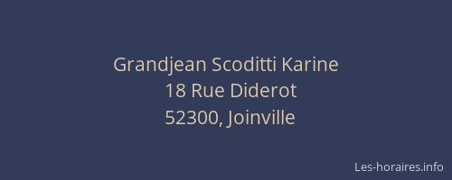 Grandjean Scoditti Karine