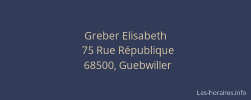 Greber Elisabeth