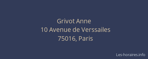 Grivot Anne