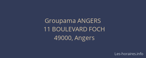 Groupama ANGERS