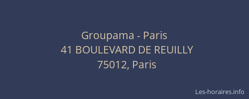 Groupama - Paris