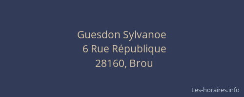 Guesdon Sylvanoe