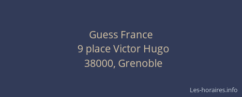 Guess France
