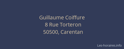 Guillaume Coiffure