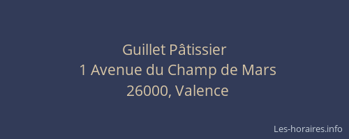 Guillet Pâtissier