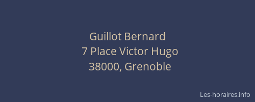 Guillot Bernard