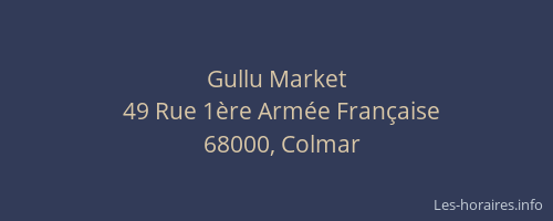 Gullu Market