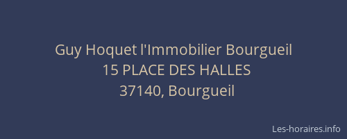 Guy Hoquet l'Immobilier Bourgueil