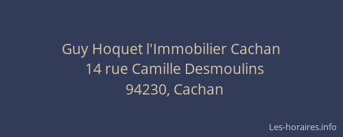 Guy Hoquet l'Immobilier Cachan