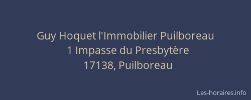 Guy Hoquet l'Immobilier Puilboreau