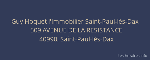 Guy Hoquet l'Immobilier Saint-Paul-lès-Dax
