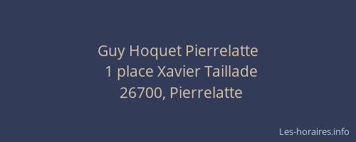 Guy Hoquet Pierrelatte
