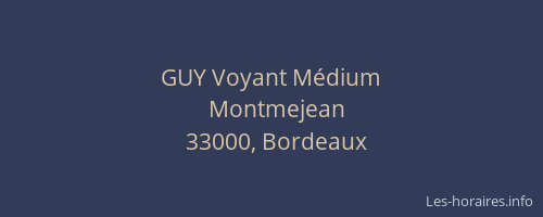 GUY Voyant Médium