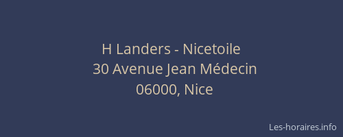 H Landers - Nicetoile