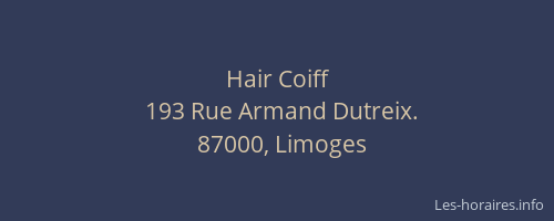 Hair Coiff