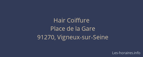 Hair Coiffure