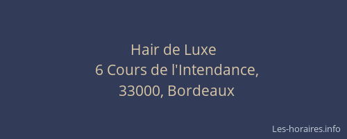 Hair de Luxe