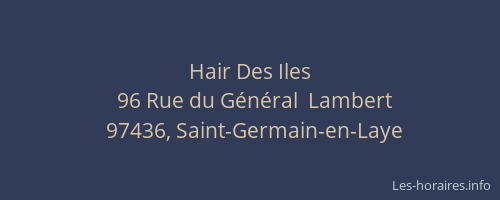 Hair Des Iles