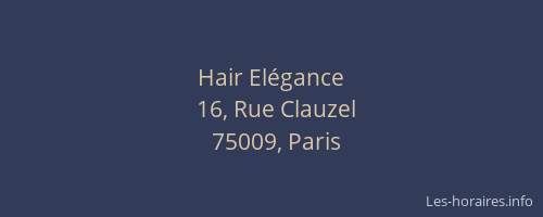 Hair Elégance