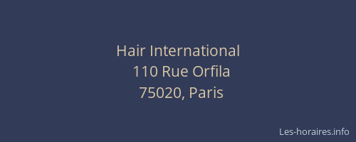 Hair International