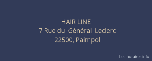HAIR LINE