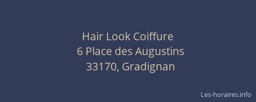 Hair Look Coiffure