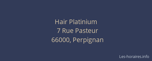 Hair Platinium