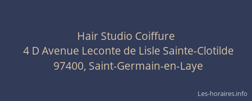 Hair Studio Coiffure