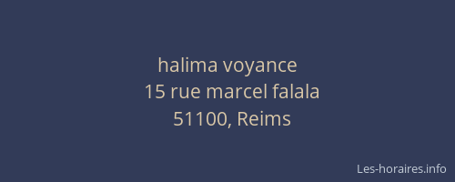 halima voyance